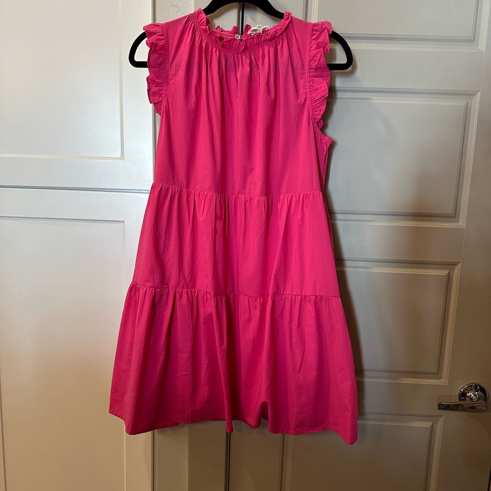 Pink Ruffled Dress